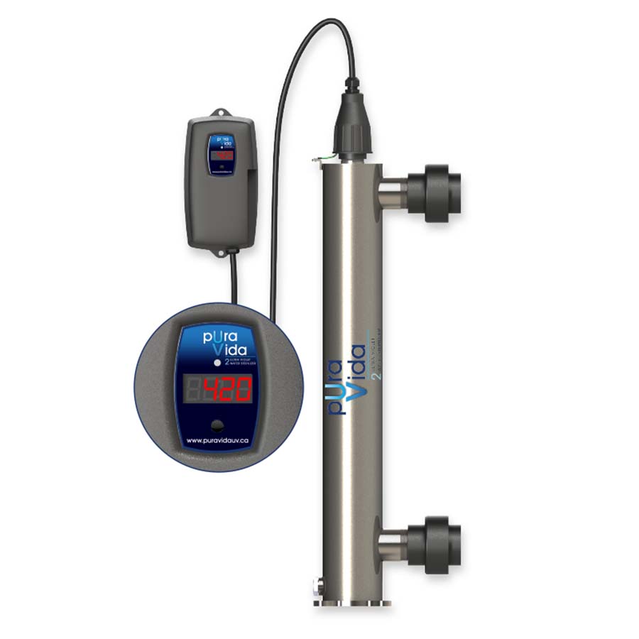 Pura Vida 2 316L Stainless UV Water Sterilizer (42 gpm)
