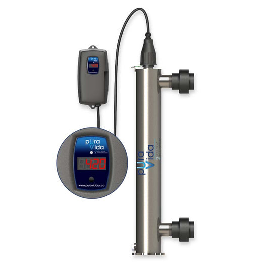 Pura Vida 2 316L Stainless UV Water Sterilizer (82 gpm)